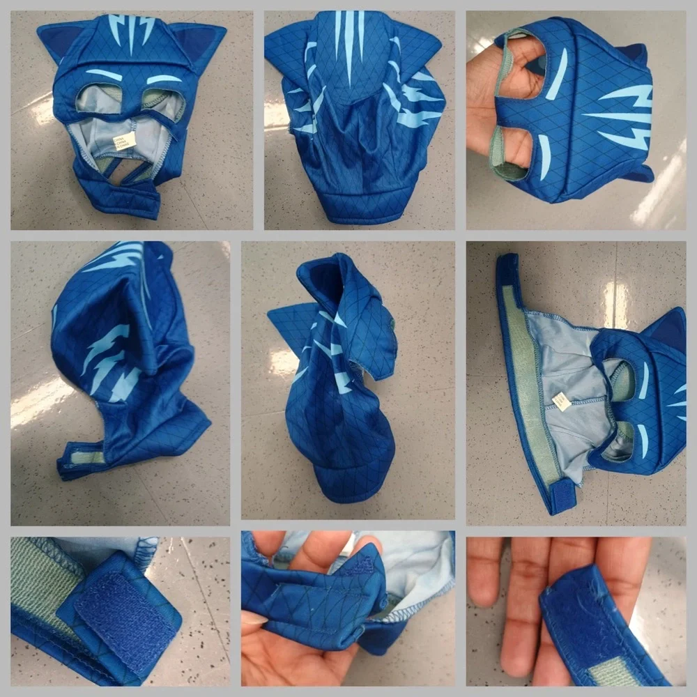 PJ Masks Catboy Boys size 3T-4T Blue Superhero Dressup Official Costume Jumpsuit - Picture 13 of 14